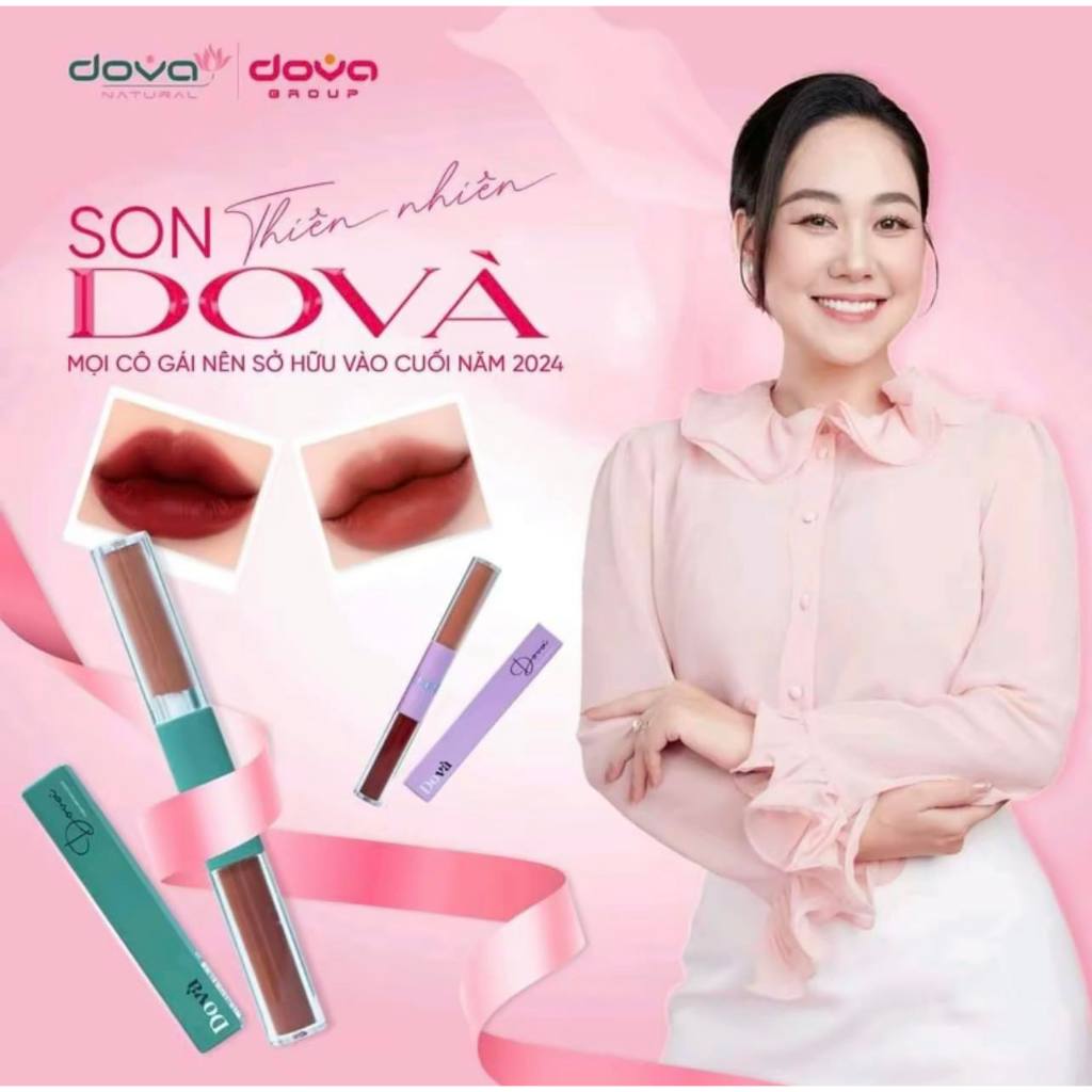 Son lì kèm 2 đầu thuần chay DoVà chính hãng Dova Group Say đắm mọi ánh nhìn