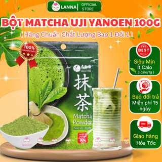 【CHẤT LƯỢNG Bột Trà Xanh Matcha Uji Yanoen/ Fuji Nguyên Chất Chuẩn Nhật Hữu Cơ Siêu Mịn Giảm Cân/Pha Chế/Dưỡng Da