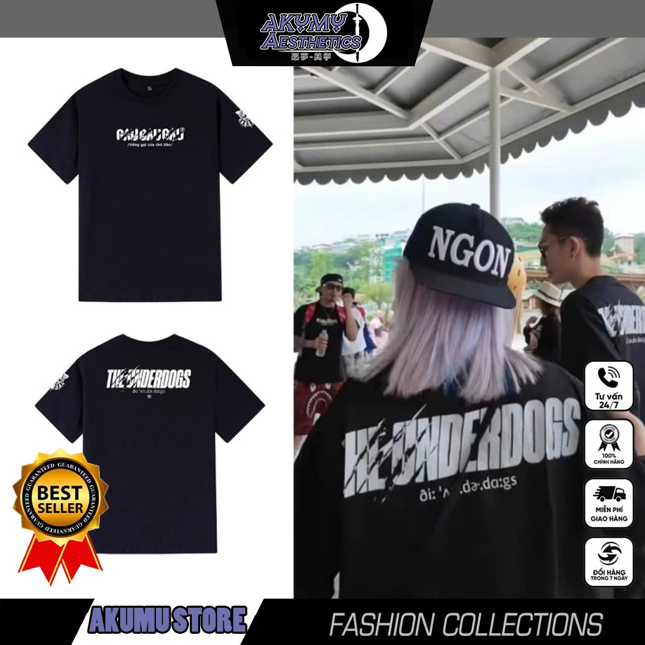 Áo thun unisex nam nữ Underdogs​ - TRAP BOY 24k Right- PLAYBOY cá tính chất vải mềm mịn mát ST01