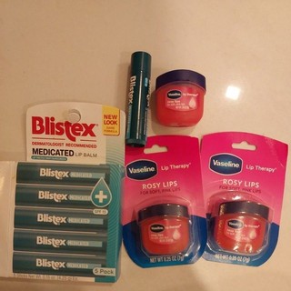 Dưỡng khô môi blistex lip protectant 0.15 oz / vaseline 0.25 oz nhỏ gọn dễ bỏ túi xách nhập từ mỹ