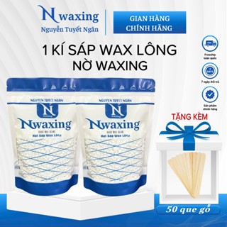 [CHE TÊN] Giá Sỉ 1kg Sáp Wax Lông NỜ WAXING siêu bám lông wax lông nách, wax tay chân, wax toàn thân cho mọi loại da