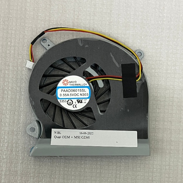 Quạt Tản Nhiệt Laptop MSI GE60 MS-16GA MS-16GC