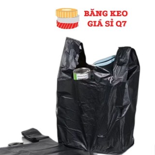 [RẺ] Túi Bịch Nilon 2 quai Đen Bóng dày dặn , túi màu, Túi rác tiểu trung đại cực đại, Túi Công Nghiệp 90x120, 90x120