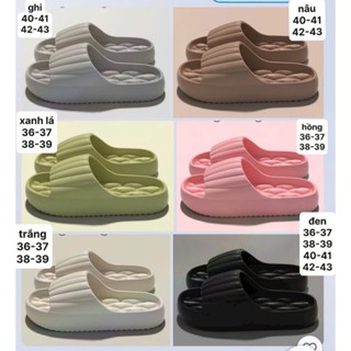 Dép xốp đi trong nhà - dép mang nhà tắm hoạ tiết kẻ dọc đơn giản , bền đẹp ,Mãu mới 2024