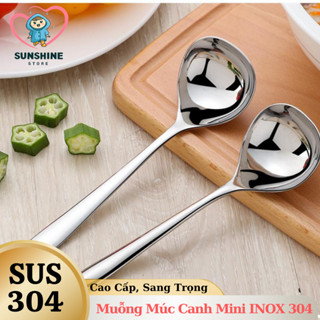 Muỗng múc canh Inox 304 cao cấp loại nhỏ cho gia đình