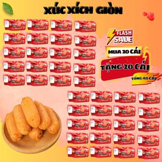 [TẶNG 20 GÓI] Combo 20 gói xúc xích Hot dog vị bắp ăn liền TẶNG thêm 20 gói miễn phí (Tổng 40 gói). Giòn thơm, tiện lợi,