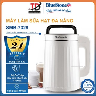 Máy Làm Sữa Hạt Đa Năng BlueStone SMB-7329, 1.3Lit-1000w, 8 Chế độ xay nấu, Hàng chính hãng