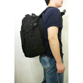 Balo phượt balo du lịch Tactical Rush 24- Màu đen