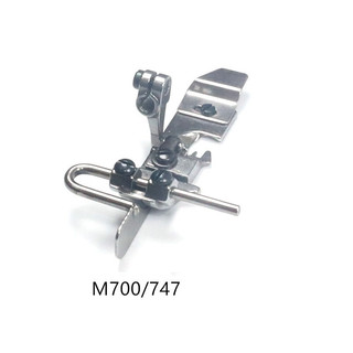 Chân vịt vắt sổ 4 chỉ diễu mí, canh thẳng đường may có ốc điều chỉnh