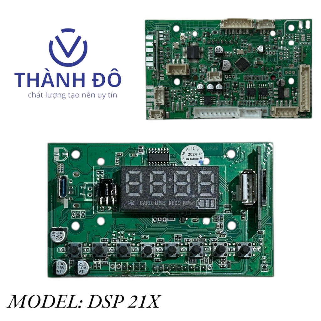 sản phẩm  Mạch Sửa Loa Kéo Mạch Blutooth  DSP . V200HE Loa Kéo Điện Áp 5V (Tặng Kèm Mạch Nút Nhấn và