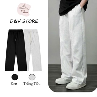 Quần Nỉ 2 Da Form Suông Rộng Track Pants Unisex Nam Nữ Local Brand Đứng Form Co Giãn Tốt - Menswear