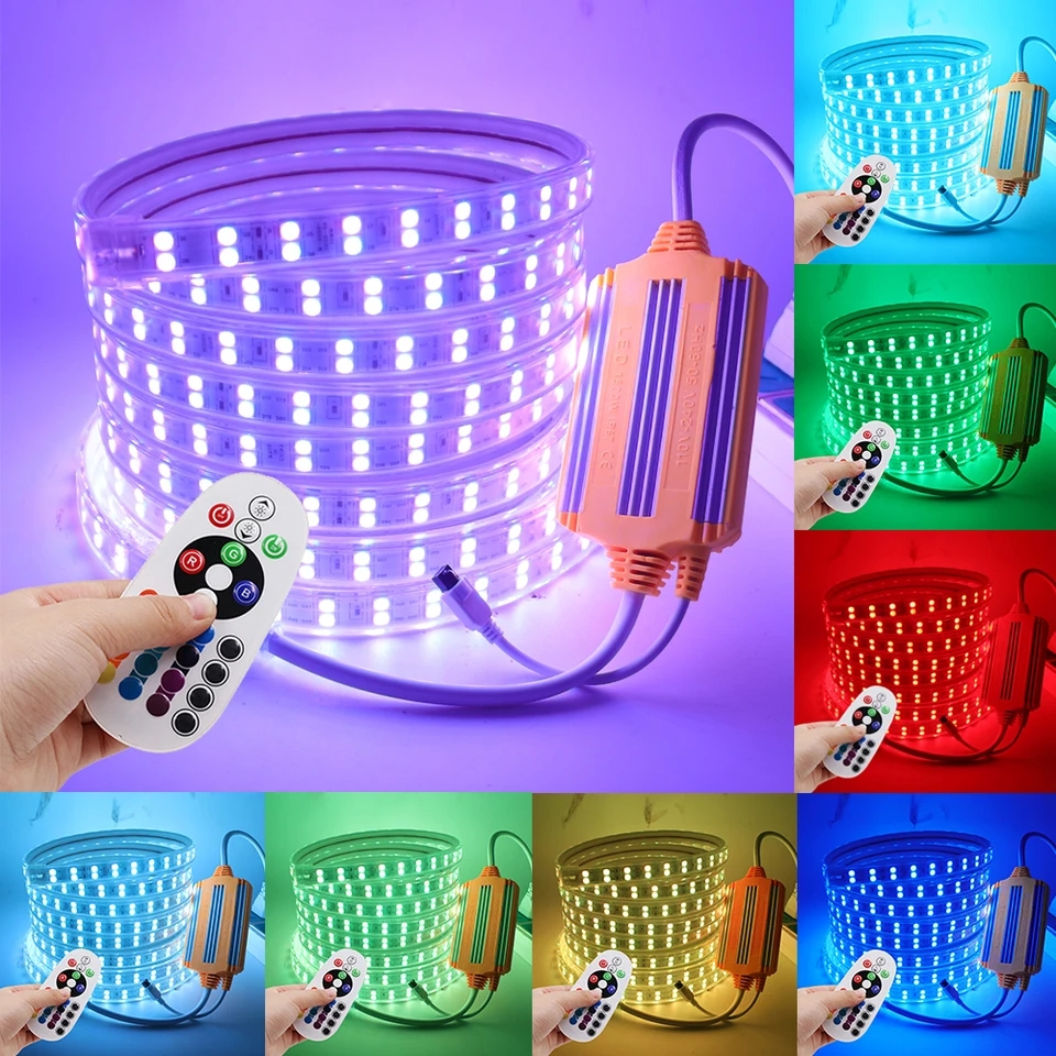 Nguồn led dây,nguồn led dây 220v 4 kim dùng cho dây led đổi màu 220v