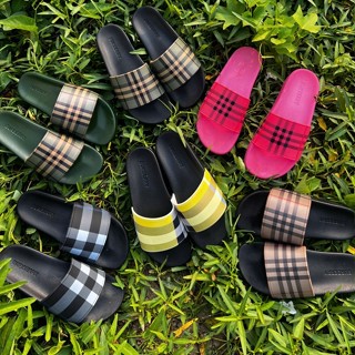 Dép lê nam quai ngang BBR cao su nhiều màu nam nữ quai kẻ sọc be đen đỏ đế đúc nổi chữ cao cấp mã CS 125.