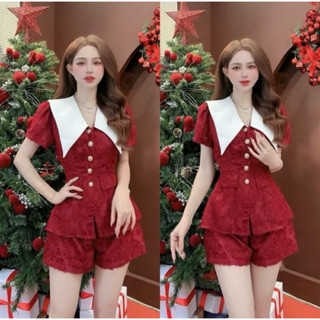    BÈO BÉO BIGSIZE   SET ÁO LÔNG TAY NGẮN PEPLUM KÈM QUẦN SORT FORM 60-90KG 