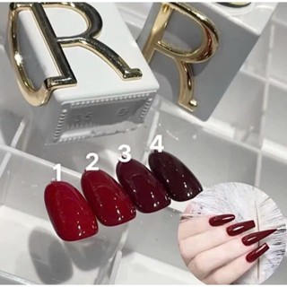  Sơn gel màu đỏ đô sơn gel đỏ cherry sơn thạch đỏ CR làm nail 