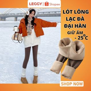  Quần Legging Lót Lông Lạc Đà Nâng Mông Lưng Cạp Cao Giữ Nhiệt LEGGY Âm Độ Cao Cấp Vải Dày Dặn 500G 