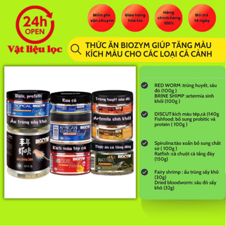 Thức ăn Biozym giúp tăng màu, kích màu cho các loại cá cảnh