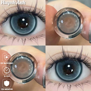 (LENS CÓ CẬN) Lens Mắt Kính Áp Tròng xanh blue tây baby blue Dia 14.2mm Gdia 13.4mm [Giá 1 Đôi + Kèm Khay Dụng Cụ]