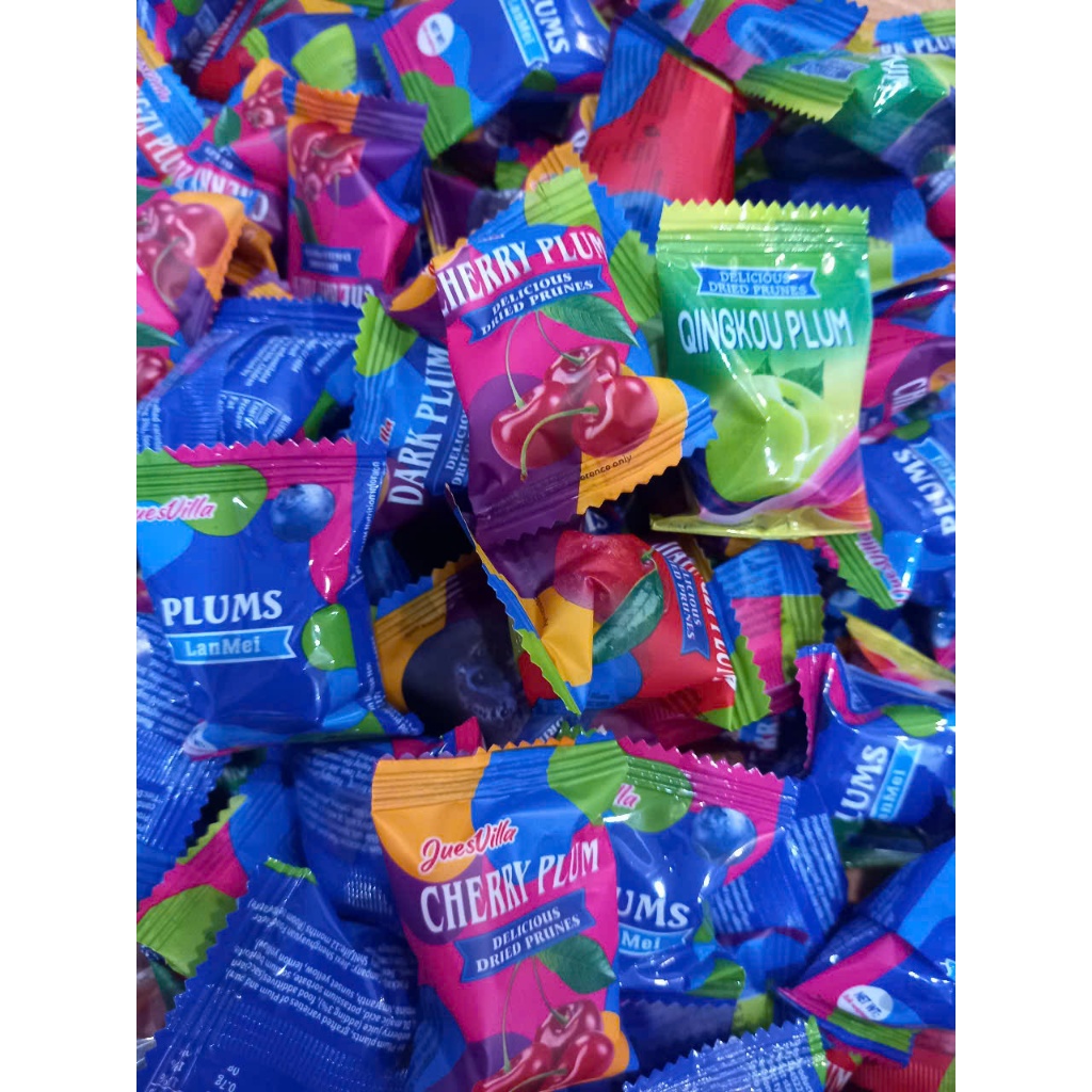 Kẹo Ô Mai Mix 5 Vị đặc biệt, Mix vị đa dạng, Mận, Việt quất, Ô mai, Cherry