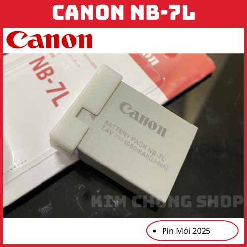 Pin Lithium Canon NB-7L cho Canon PowerShot G11, G10, G12 - Là Dòng Pin Lithium-ion Chất Lượng Cao