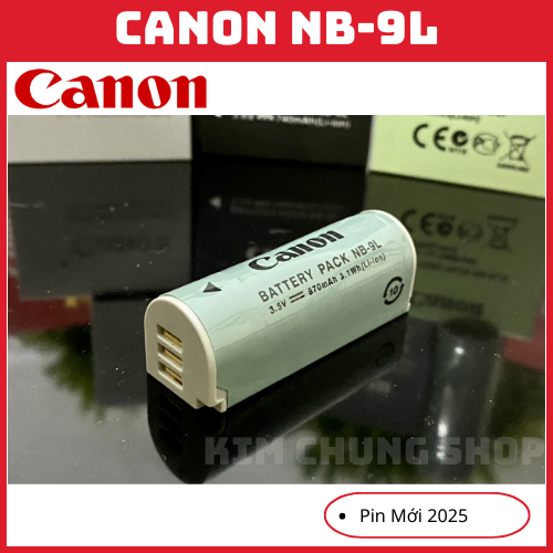 Pin Canon NB-9L cho PowerShot N, ELPH 530 HS, ELPH 520 HS, ELPH 510 HS, SD4500 IS.