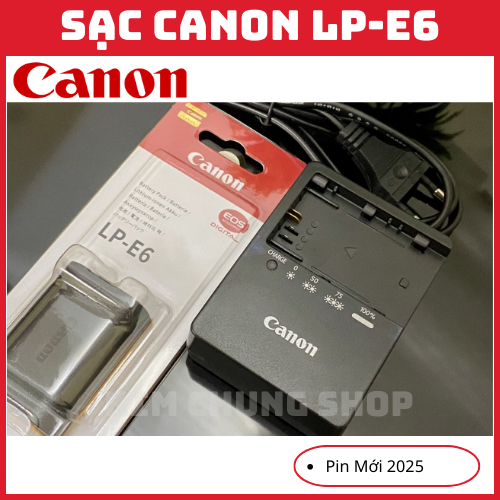 Sạc pin Canon LP-E6 cho canon 6d,5d2,5d3,7d,60d,70d…