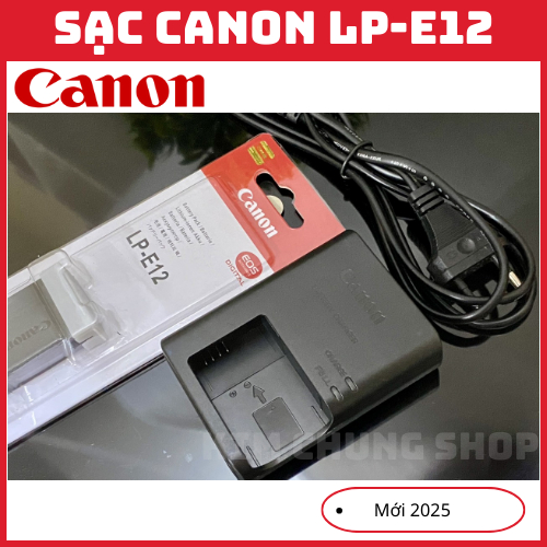 Sạc Pin Canon LP-E12 Dùng Cho Canon EOS M, M2, M10, M50, Canon EOS SL1 (EOS 100D)