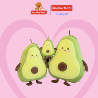  Gấu Bông hoa quả gấu bông quả bơ ngộ nghĩnh đáng yêu cao cấp mềm mịn bơ bông cute quà tặng  ý nghĩa cho bé 