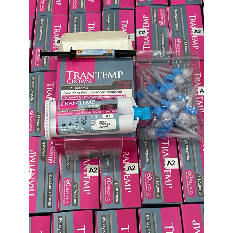 Vật liệu làm răng mão tạm thẩm mỹ Trantemp Hàn quốc