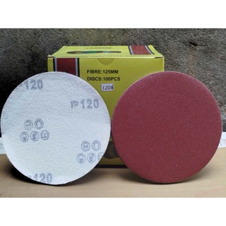 Giấy nhám tròn 125mm - Hộp 100 tờ - Hàng phổ thông