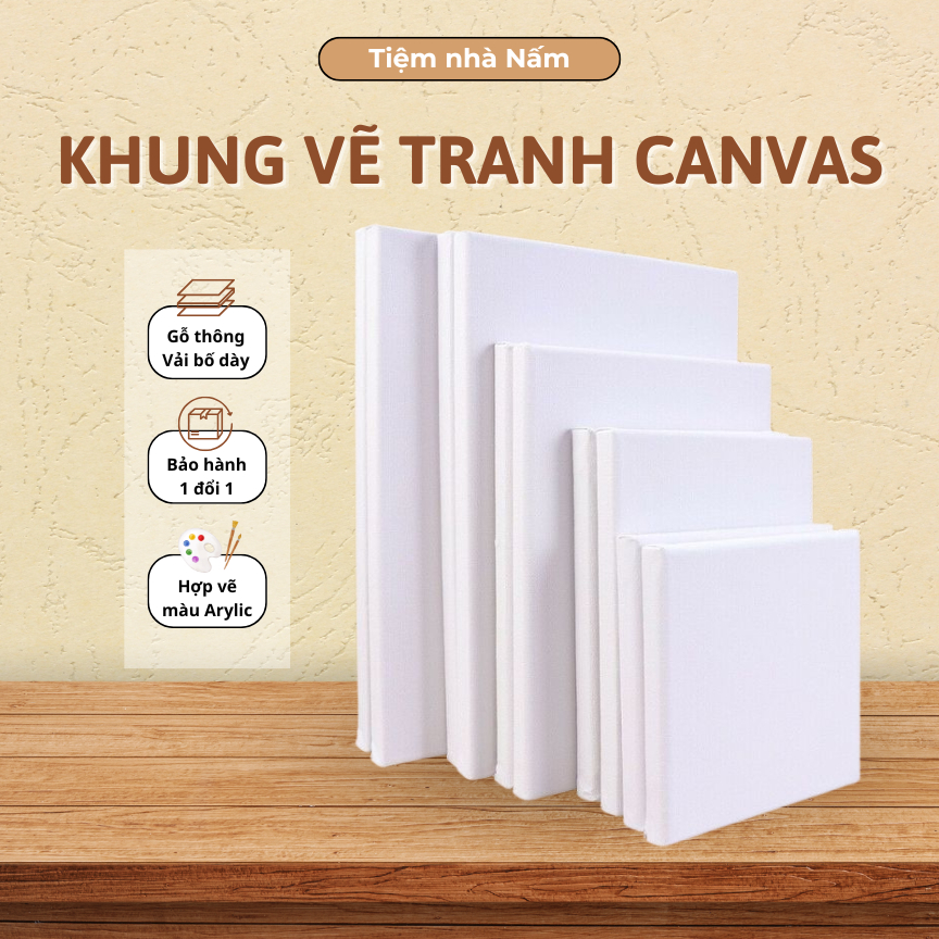 Khung Canvas, Toan vẽ tranh nhiều kích thước, giá rẻ