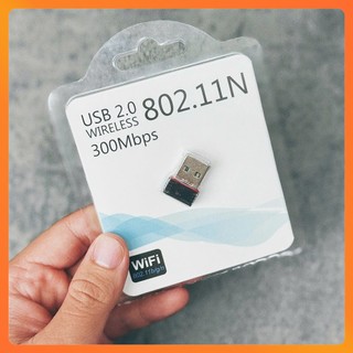 USB WiFi Chuẩn 802.11n Không Anten 150Mbps – Bộ Thu Sóng Không Dây Mini Cổng USB 2.0 Cho PC Laptop