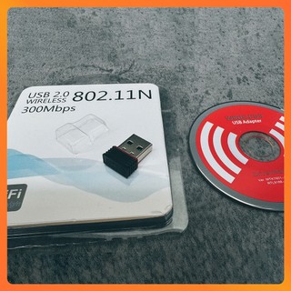 USB WiFi Chuẩn 802.11n Không Anten 150Mbps – Bộ Thu Sóng Không Dây Mini Cổng USB 2.0 Cho PC Laptop