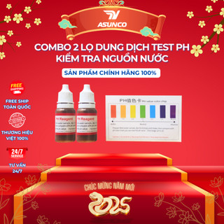COMBO 2 Lọ Dung Dịch Test PH Kiểm Tra Nguồn Nước