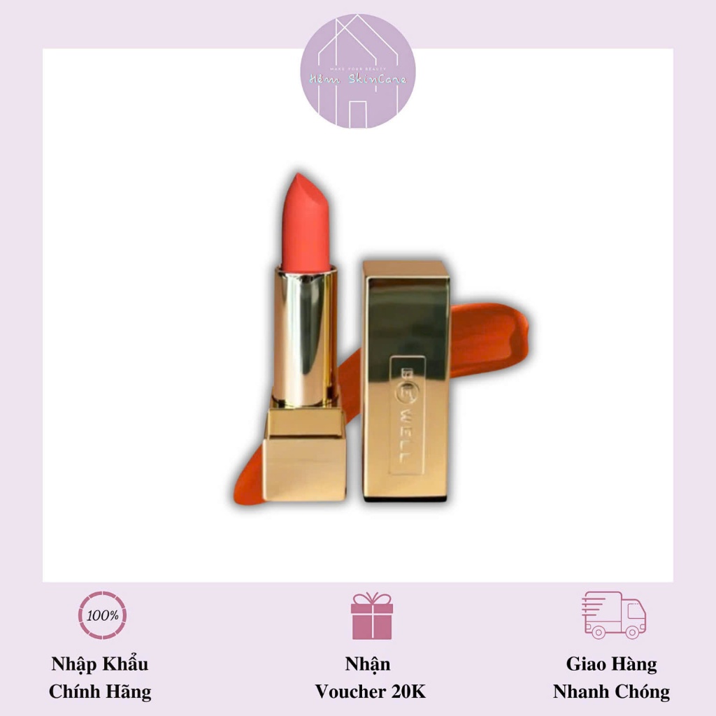 BE'WELL Love Sweet Matte Lipstick - Màu Son Lì, Dành Cho Phái Đẹp - 789 Sunset Red