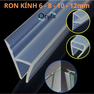  3 Mét Ron Chuyên Dụng Dán Khung Cửa Kính Gioăng Cao Su Chữ U H F 6 8 10 12mm Silicone Tặng Keo 