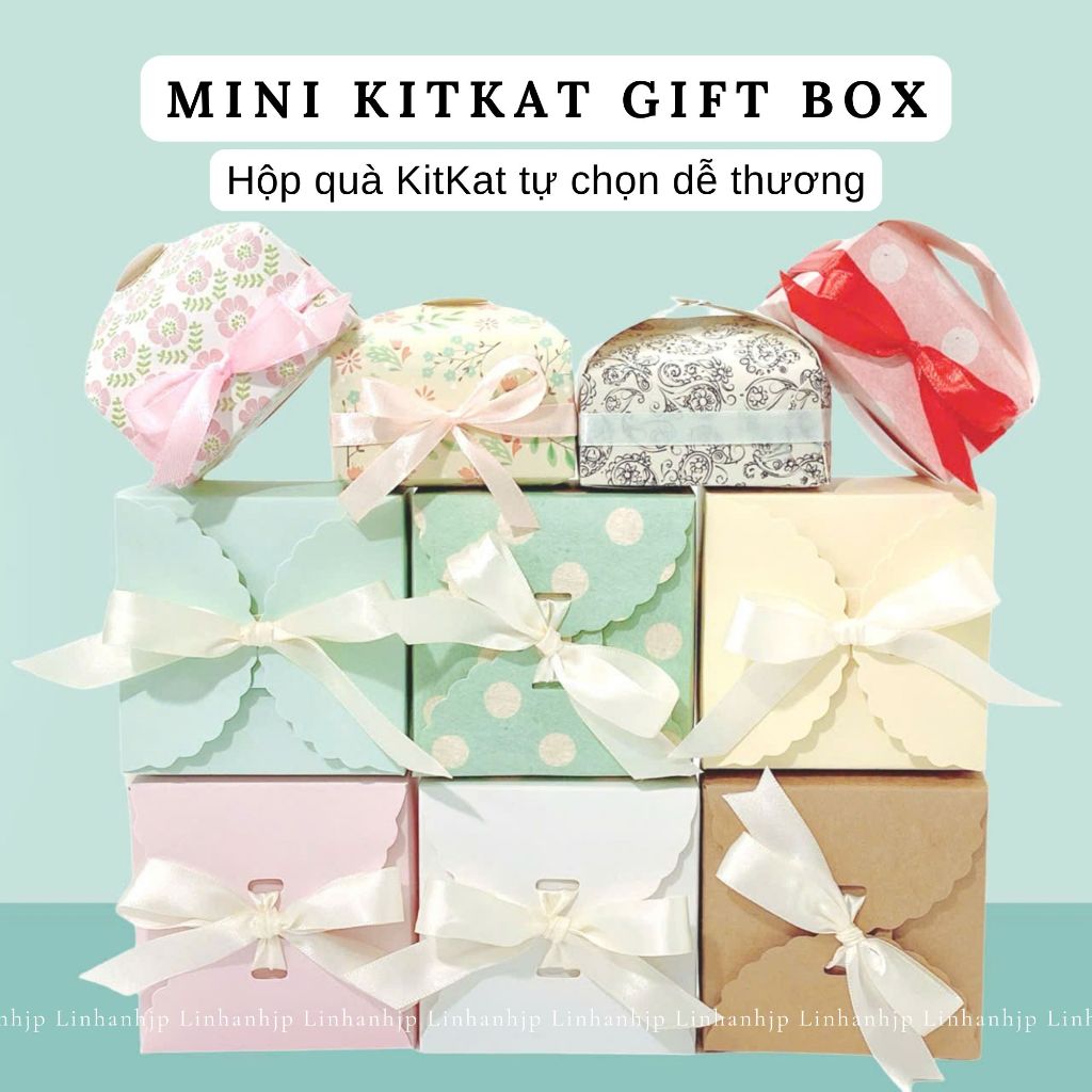 [CHỈ ĐI ĐƠN TỪ 3 THANH] Hộp quà KitKat mini tự chọn siêu dễ thương