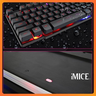 Bàn Phím Giả Cơ Gaming Imice AK-600 RGB Có Dây 104 Phím – Led Đổi Màu – Phím Cho Máy Tính, Laptop