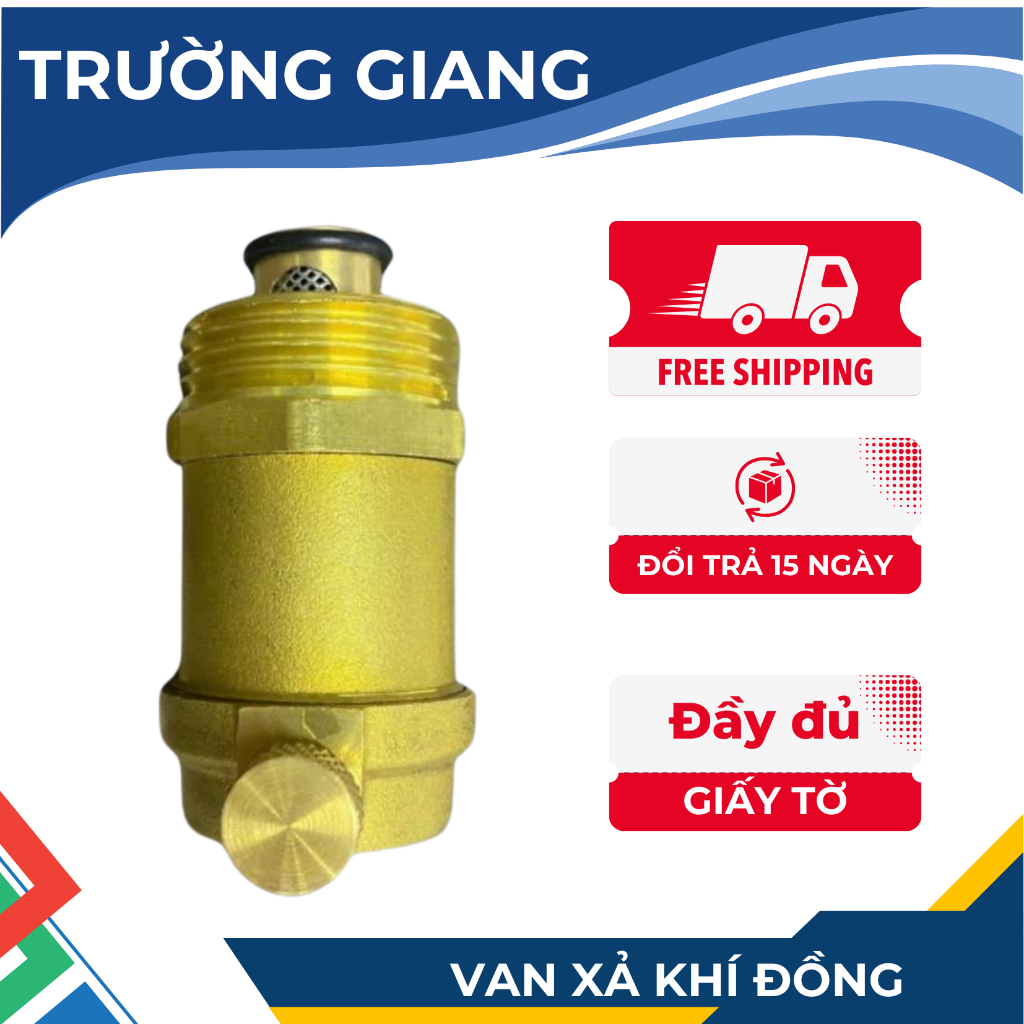 Van xả khí đồng Mtai DN20-DN25