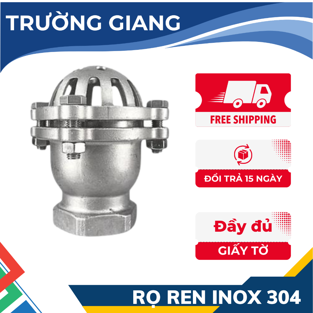 Rọ ren inox 304 DN25 - DN50