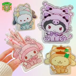  Hộp Đựng Bút Kuromi Melody Để Bàn Bằng Nhựa Meka Trong Suốt Ống Đựng Bút Dễ Thương Trang Trí Bàn Học Bàn Làm Việc 