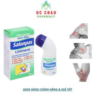Salonpas lăn, Xoa Bóp Nhức Mỏi, giảm đau nhức nhanh chai 50ml