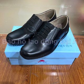 Giày bảo vệ, giày tướng giày tây công sở đen Vietsun VS-059