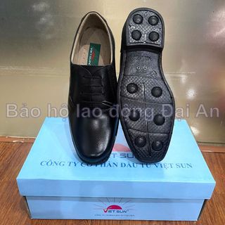 Giày bảo vệ, giày tướng giày tây công sở đen Vietsun VS-059