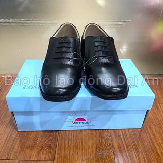 Giày bảo vệ, giày tướng giày tây công sở đen Vietsun VS-059