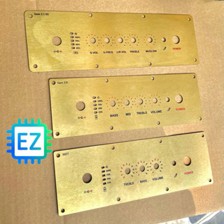 Mặt control inox ZK-502T, TB21; Gemaudio 2.0, 2.1 cắm zin không cần câu núm khắc lazer không bong chữ