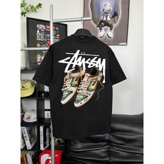   Ảnh Thật  Áo Thun Stussy Unisex form rộng cotton - Streetwears SG 
