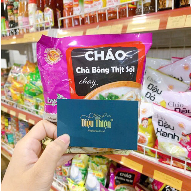 CHÁO CHÀ BÔNG THỊT SỢI ÂU LẠC