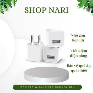 Cóc sạc điện thoại cổng usb sạc đền ngủ, cốc sạc 5v-2a cho thiết bị điện tiện lợi