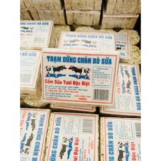 Cốm Sữa - Trạm Dừng Chân - Bịch 10 miếng Vuông - ĐẶC SẢN PHAN THIẾT
